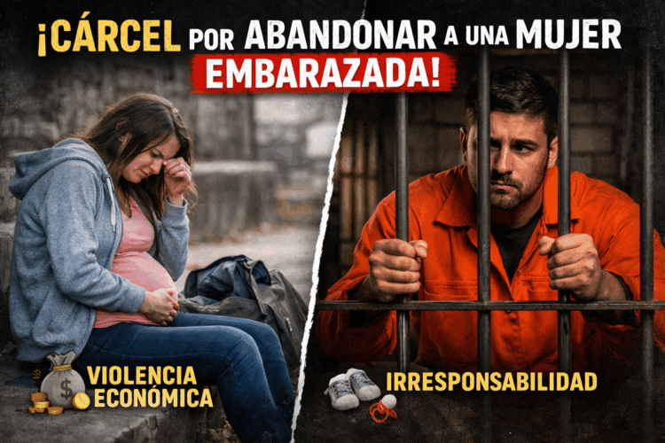 Hasta 5 años de prisión por abandonar a una mujer embarazada en Tamaulipas   