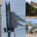 ¡Impresionante! Fuertes vientos derriban poste de anuncio panorámico en Ciudad Victoria