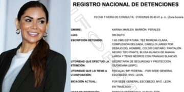 🚨 Detiene FGR a Karina Barrón, excandidata al Senado y funcionaria municipal de Monterrey