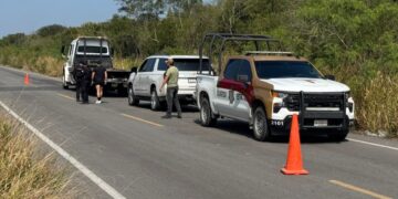 Guardia Estatal brinda seguridad a familia varada en Carretera Estatal 75