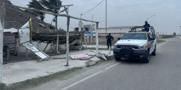 ¡Vientos desatan caos! guardia estatal actúa de emergencia en Aldama y La Pesca