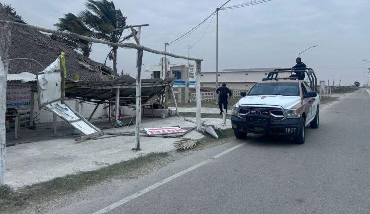 ¡Vientos desatan caos! guardia estatal actúa de emergencia en Aldama y La Pesca