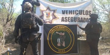 FEGE y Guardia Estatal repelen agresión y aseguran vehículo tipo “Monstruo” en Reynosa