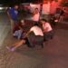 Perro se atraviesa y provoca caída de motocicleta; mujer embarazada resulta lesionada
