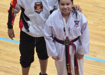 Taekwondo en Tamaulipas: Andrea Palomo y Lucía Soto destacan en la Copa Vonnacher Miramar 2026