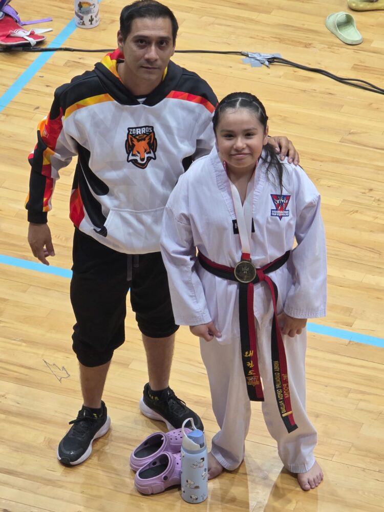 Taekwondo en Tamaulipas: Andrea Palomo y Lucía Soto destacan en la Copa Vonnacher Miramar 2026
