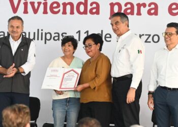 Agradece Lalo Gattás a presidenta Sheinbaum impulso a la vivienda en Victoria.