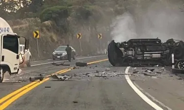 Tragedia en autopista: mueren 3 jóvenes; uno era hijo del director de BBVA México