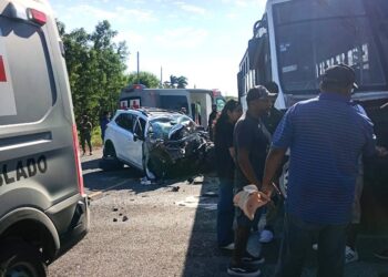 ÚLTIMA HORA: Fuerte accidente en la carretera a La Pesca; reportan dos fallecidos y alrededor de 10 heridos