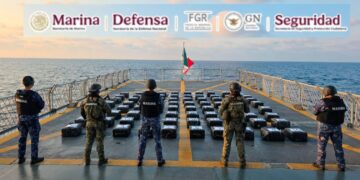 Aseguran cerca de 2 toneladas de cocaína en operativo marítimo en Acapulco; suma más de 60 toneladas incautadas