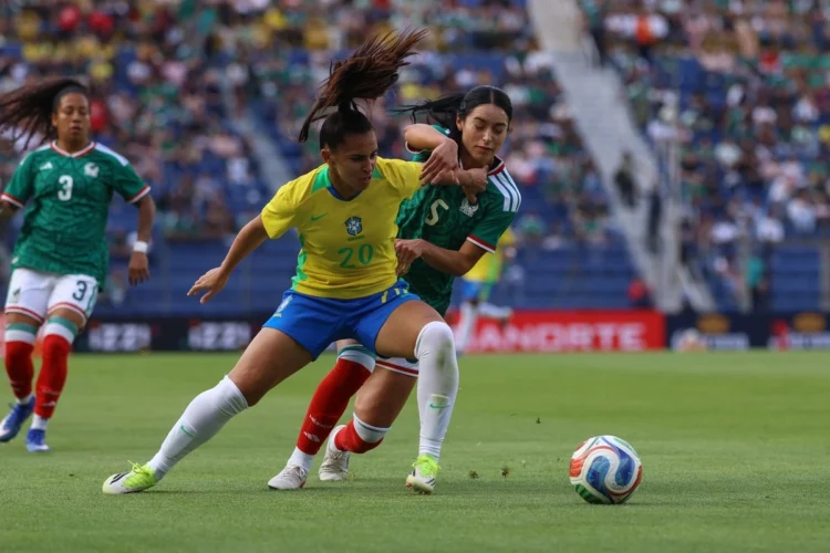 México sorprende y vence 1-0 a Brasil en amistoso del Día Internacional de la Mujer