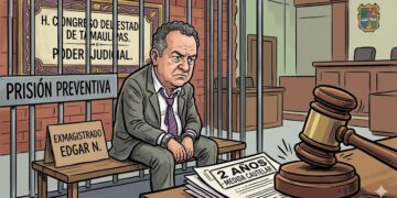 Un juez impuso prisión preventiva por dos años al exmagistrado Edgar “N” en Tamaulipas.