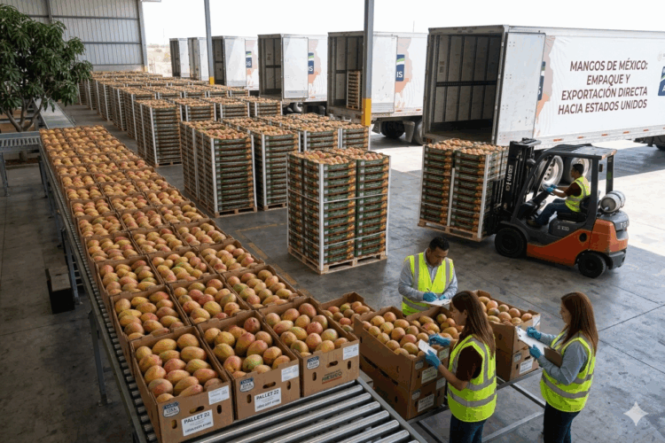 Se mantiene exportación de mango mexicano hacia Estados Unidos