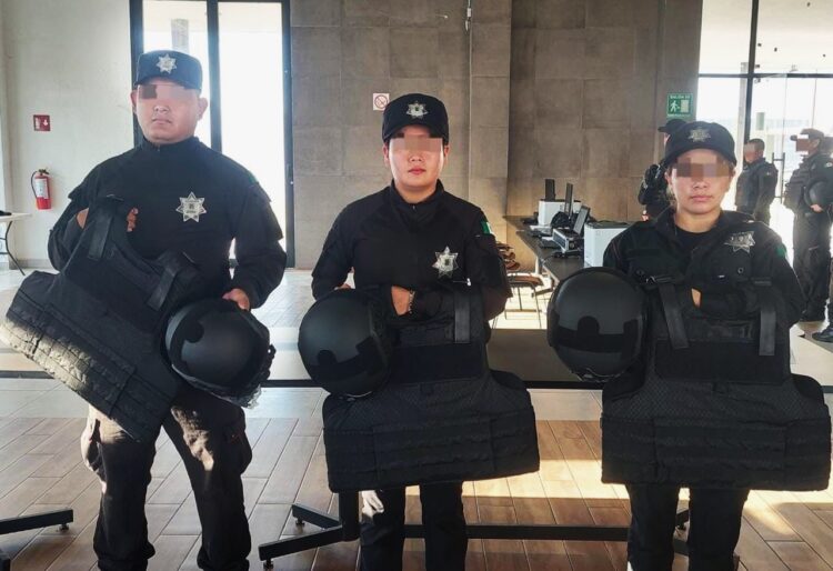 Entrega SSPT equipo táctico a la Guardia Estatal en Nuevo Laredo*