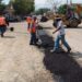 Mantiene Municipio acciones de bacheo en periodo vacacional.