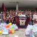 Entrega UAT juguetes a niñas y niños con la jornada “Alegrando Corazones”