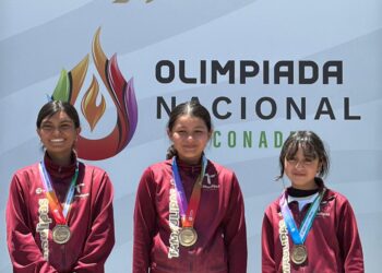 Tamaulipas “se llena” de oro en el tiro con arco femenil de la Olimpiada Nacional