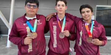 Tamaulipas “se llena” de oro en el tiro con arco femenil de la Olimpiada Nacional