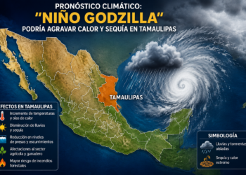 Pronóstico climático: “Niño Godzilla” podría agravar calor y sequía en Tamaulipas