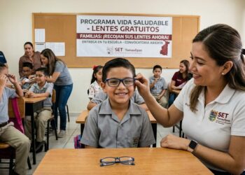 Convoca SET a familias a recoger lentes gratuitos del programa Vida Saludable