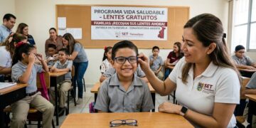 Convoca SET a familias a recoger lentes gratuitos del programa Vida Saludable
