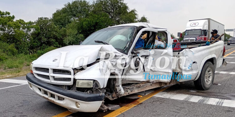 Fuerte choque deja un hombre sin vida en la Carretera Matamoros