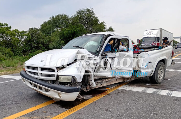 Fuerte choque deja un hombre sin vida en la Carretera Matamoros
