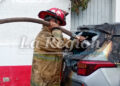 ¡LE PRENDE FUEGO A LA CAMIONETA Y TERMINA PIDIENDO AYUDA AL 911!