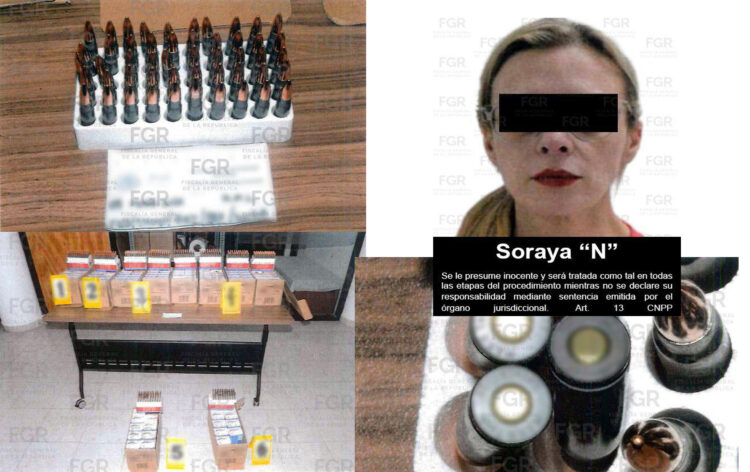 FGR vincula a proceso a mujer detenida con cinco mil cartuchos en Reynosa