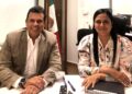 Felicita y desea éxito Lalo Gattás a Ariadna Montiel como nueva dirigente de MORENA.
