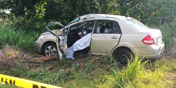 Tragedia en Gómez Farías: mujer muere en accidente; dos menores sobreviven ilesos