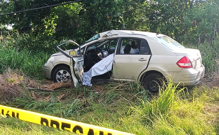 Tragedia en Gómez Farías: mujer muere en accidente; dos menores sobreviven ilesos