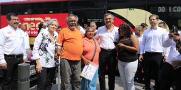 Pone en marcha Américo histórica modernización del transporte público en Tamaulipas