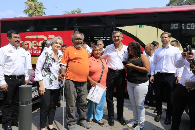 Pone en marcha Américo histórica modernización del transporte público en Tamaulipas