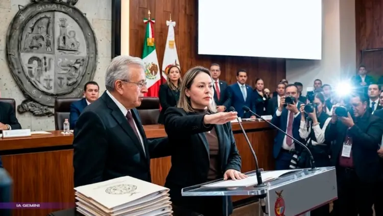 ¡ÚLTIMA HORA! Sinaloa ya tiene gobernadora interina, La morenista Yeraldine Bonilla