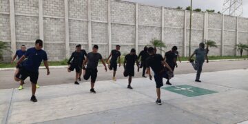 Guardia Estatal fortalece preparación física de sus elementos en la Zona Sur de Tamaulipas