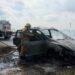 Incendio de vehículo provoca cierre parcial en la Carretera Victoria-Matamoros