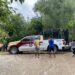 Guardia Estatal rescata a personas atrapadas tras hundimiento de tubular en río de Ciudad Victoria