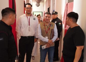 Constata CODHET mejoras en condiciones laborales de la Guardia Estatal