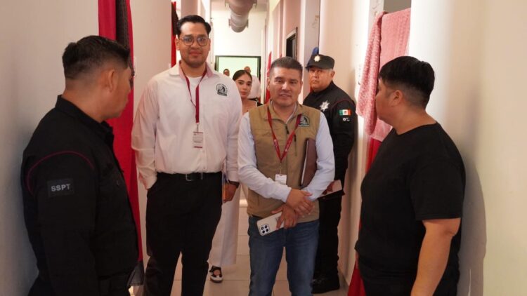 Constata CODHET mejoras en condiciones laborales de la Guardia Estatal