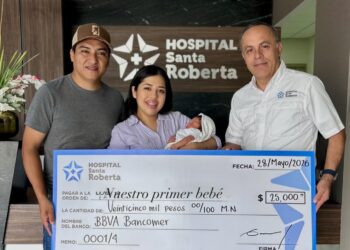 ¡Nace el primer bebé en el Hospital Santa Roberta de Ciudad Victoria!