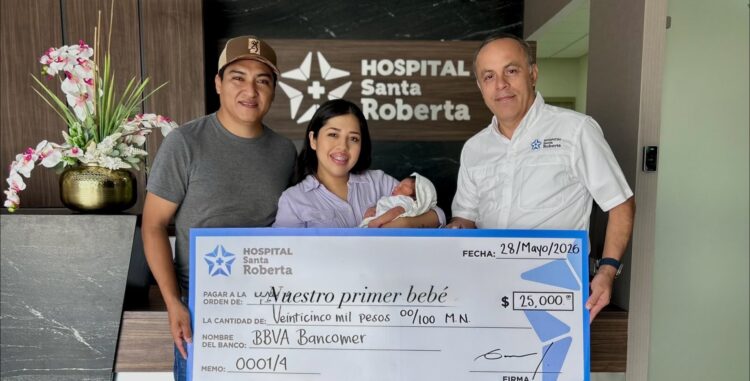 ¡Nace el primer bebé en el Hospital Santa Roberta de Ciudad Victoria!