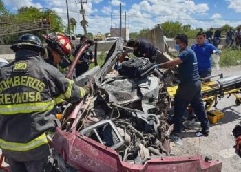 Trágico accidente en la carretera Reynosa–Río Bravo deja una persona sin vida