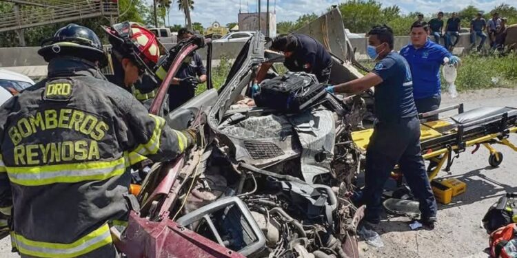 Trágico accidente en la carretera Reynosa–Río Bravo deja una persona sin vida