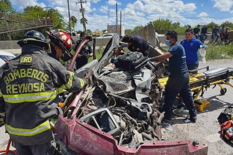 Trágico accidente en la carretera Reynosa–Río Bravo deja una persona sin vida