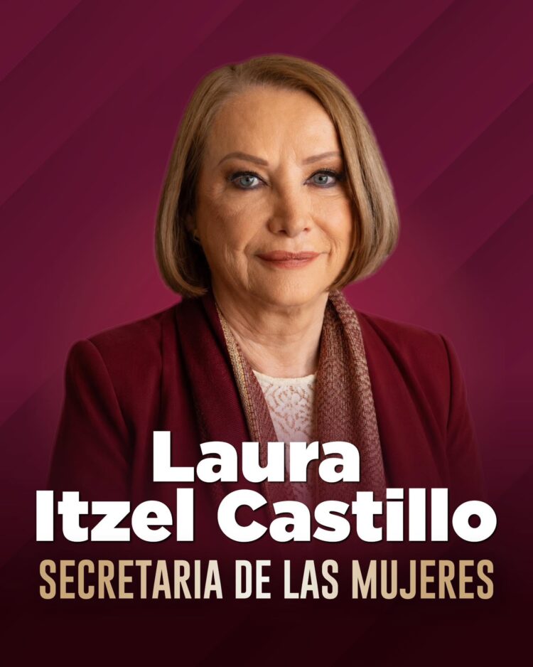 Laura Itzel Castillo encabezará la nueva Secretaría de las Mujeres