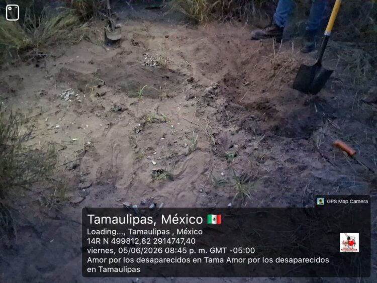 Localizan restos humanos y prendas de vestir en brecha al sur de Reynosa