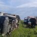 Volcadura en la Carretera Victoria–Monterrey deja saldo blanco