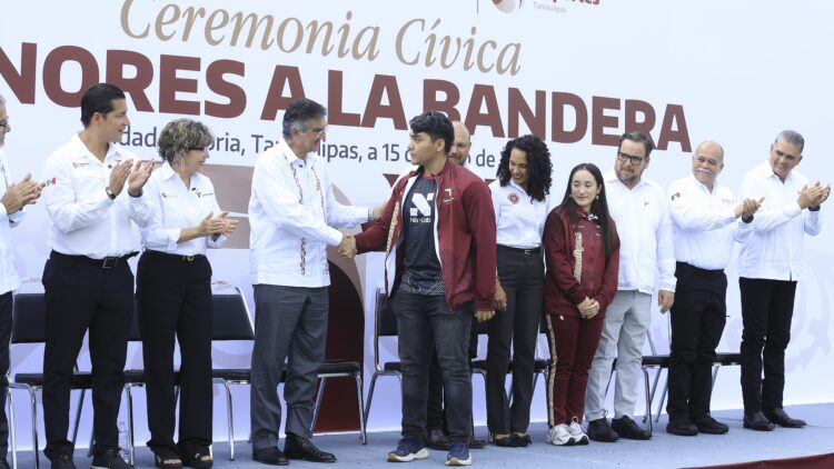 Reconoce Américo a las y los atletas tamaulipecos ganadores en la Olimpiada Nacional e impulsa infraestructura deportiva
