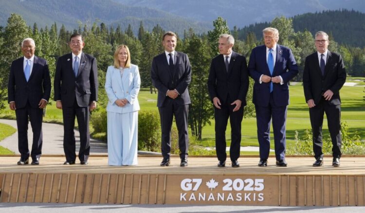 G7 busca unidad ante crisis mundial: líderes debaten economía, IA y tensiones con China
